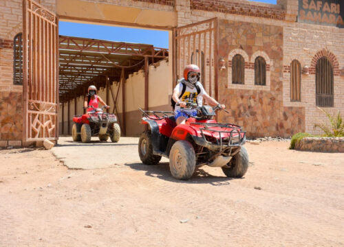 ATV Quad biking Hurghada at sunset